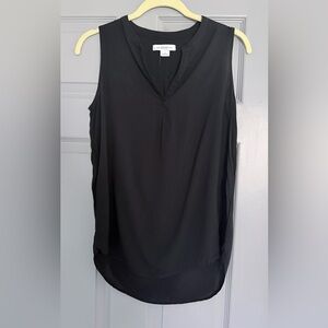 Liz Claiborne Black Sleeveless Top